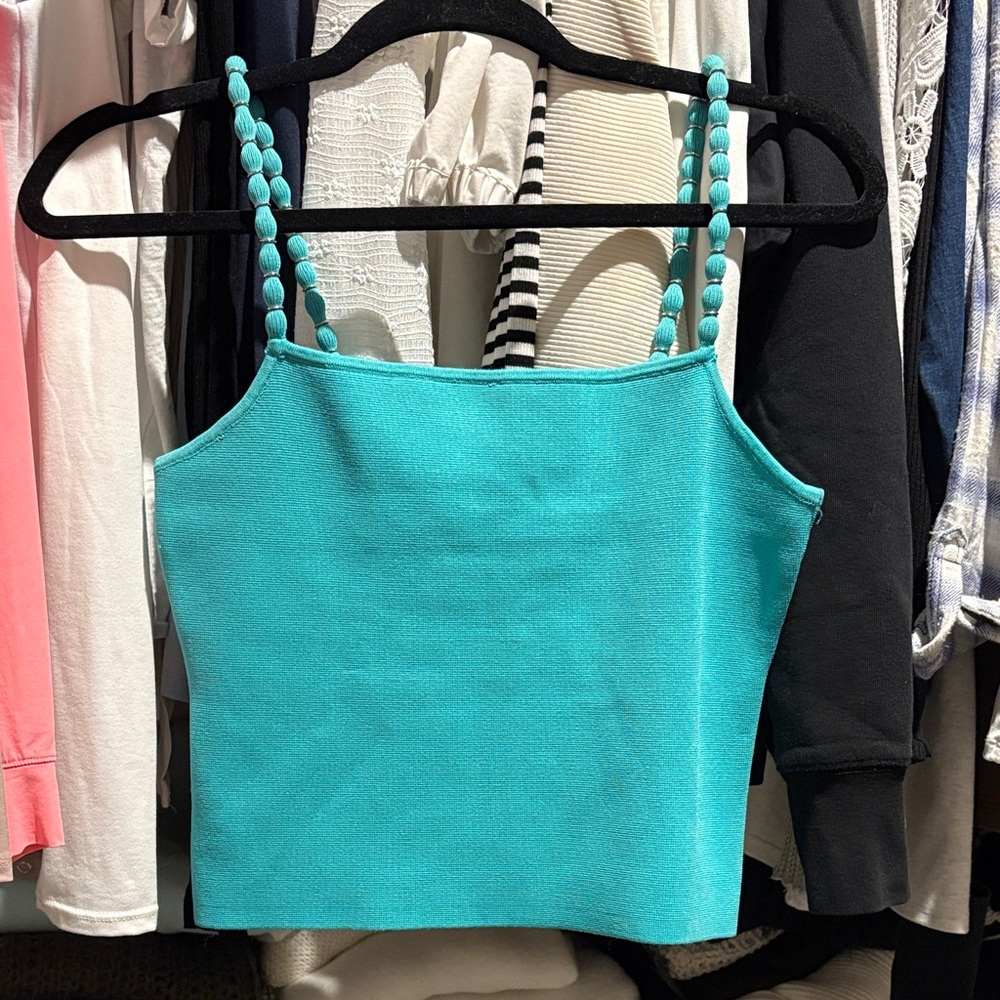 House of Harlow 1960 Turquoise Camisole